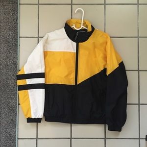Vintage windbreaker puffer jacket